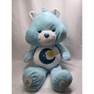 Care Bears 25th Anniversary JUMBO Bedtime Bear 26” Tall Plush 2007 Bear